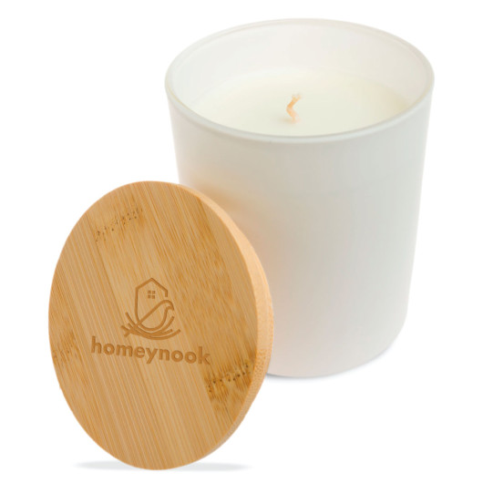 Large Glass Soy Candles Laser Engraving